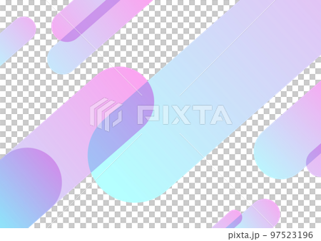 紫と水色のグラデーションパターンの背景素材 97523196