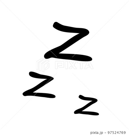 眠りを表すZZZ••• 97524769
