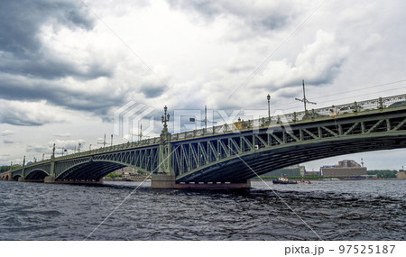 Troitskiy bridge - one of the bridges of St. Petersburg 97525187