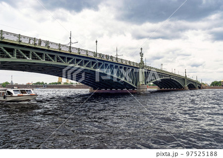 Troitskiy bridge - one of the bridges of St. Petersburg 97525188