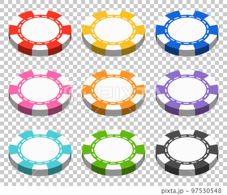 賭場籌碼顏色集 賭場籌碼顏色集 97530548