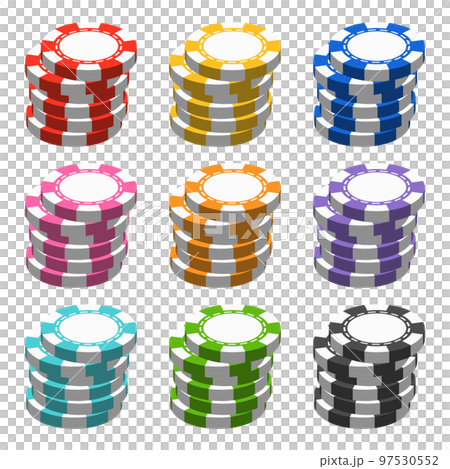 casino chip color set 97530552