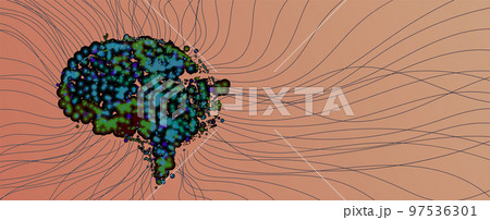 Conceptual technology illustration of artificial intelligence 97536301