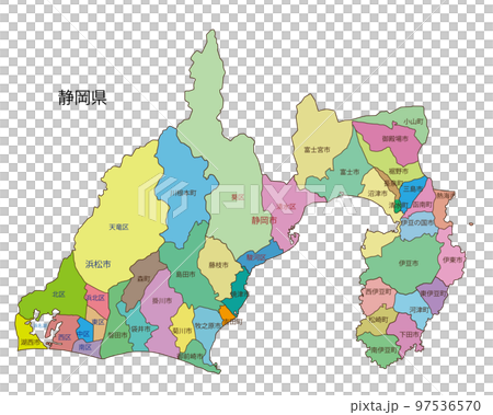 Shizuoka ken map Shizuoka ken map 97536570
