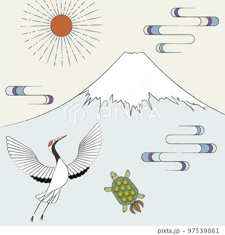 富士山のイラスト03 97539861