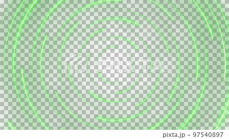 CG circle: Many shining light spots and light trails fluttering in a circle 97540897