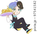 福物干支シリーズイラスト・巳年（男の子） 97541582