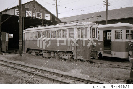 昭和43年 花巻電鉄の馬面電車　 廃止路線　岩手県　 97544621