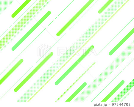 背景画像 透過 ポップ ライン ドット 緑色 97544702
