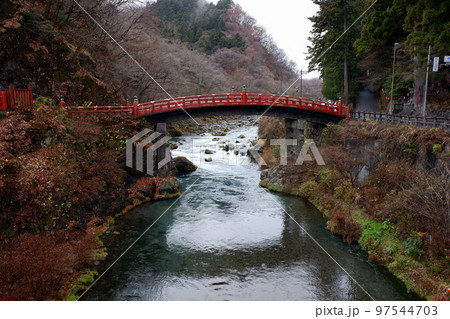 栃木県日光市 神橋 栃木県日光市 神橋 97544703