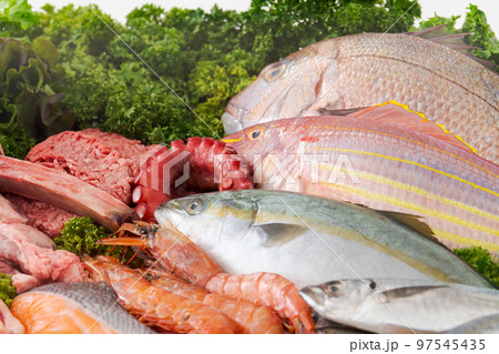 魚介類の盛り合わせ 97545435