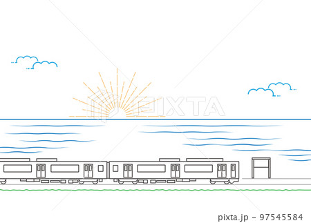 海と電車 海と電車 97545584