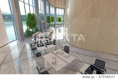 Modern office with open space 97546037
