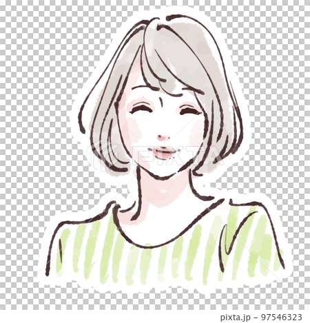 女性插畫素材 97546323