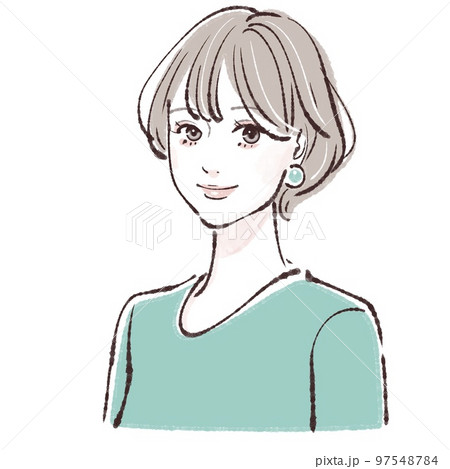 女性のイラスト素材 女性のイラスト素材 97548784