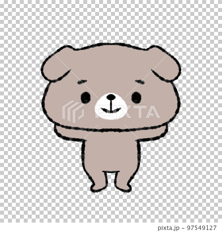 一隻狗的 Yuru 人物插圖 一隻狗的 Yuru 人物插圖 97549127