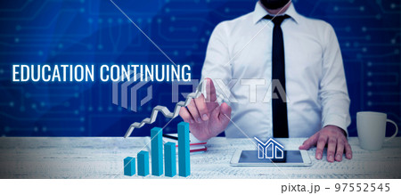 Writing displaying text Education Continuing. Business approach acquisition of knowledge and skills thru training Writing displaying text Education Continuing. Business approach acquisition of knowledge and skills thru training 97552545