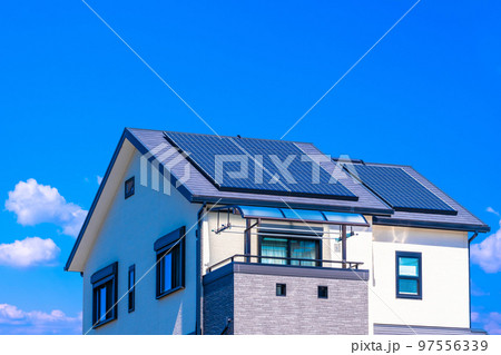 ソーラー発電の新築再エネ住宅 ソーラー発電の新築再エネ住宅 97556339