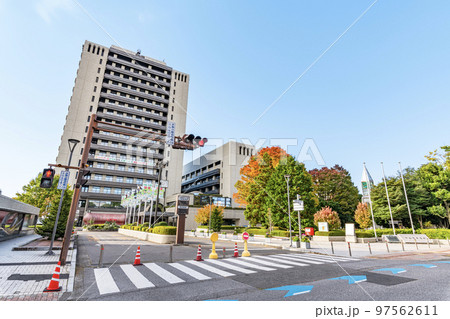 栃木県宇都宮市 快晴の宇都宮市役所 栃木県宇都宮市 快晴の宇都宮市役所 97562611
