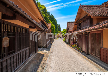岡山県　高梁　成羽町　吹屋の町並み 97562783
