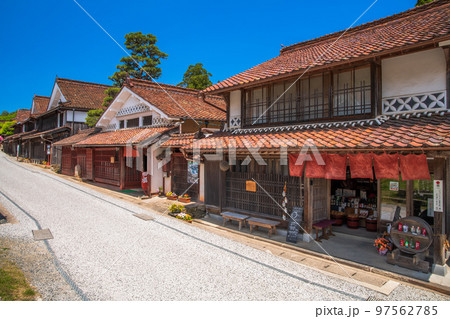 岡山県 高梁 成羽町 吹屋の町並み 岡山県 高梁 成羽町 吹屋の町並み 97562785