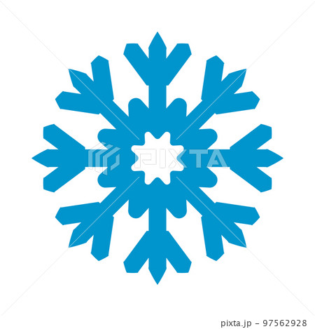 雪結晶。氷点下アイコン。ベクター。 雪結晶。氷点下アイコン。ベクター。 97562928