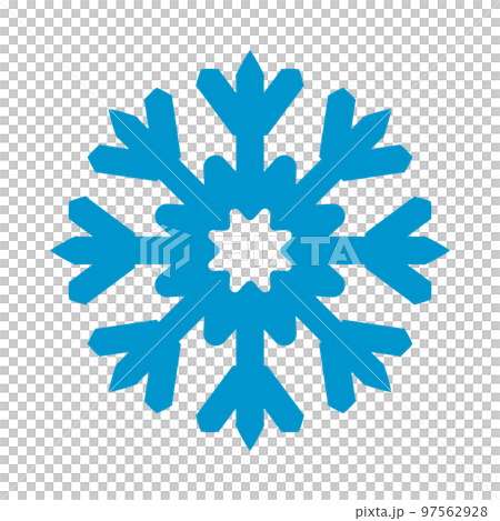 雪結晶。氷点下アイコン。ベクター。 雪結晶。氷点下アイコン。ベクター。 97562928