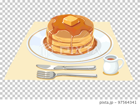 パンケーキのイラスト パンケーキのイラスト 97564341