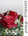 Bouquet of red roses. Soft focus with Valentines day or wedding frame. 97564403