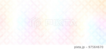 グラデーションの和柄デザイン 97564670