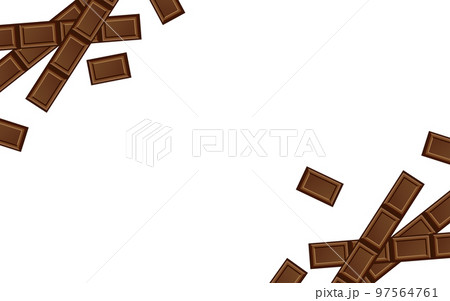 チョコレートのフレーム 97564761