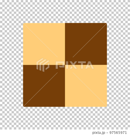 ココアとバニラの市松模様クッキー 97565971