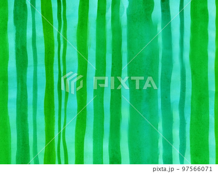 Colored Hand Drawn Watercolor Abstract Background with Stripes. Watercolor Paint Decorative Texture Backdrop. 97566071
