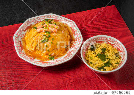 蟹チャーハン　Chinese food Crab fried rice  97566363