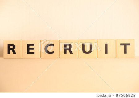 リクルート（求人・就職活動・RECRUIT）の文字 97566928