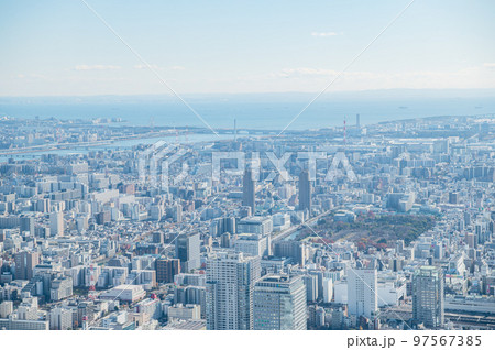 都市風景　素材　イメージ 97567385