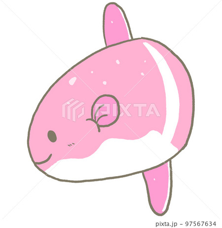 R もっとメルヘンな水族館rx マンボウ のイラスト素材