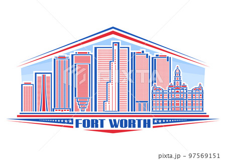 Vector illustration of Fort Worth 97569151