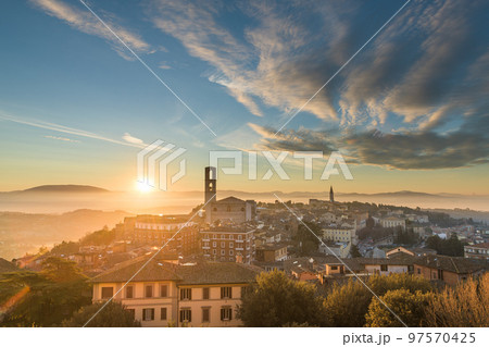 Perugia, Italy, the Capital City of Umbria 97570425