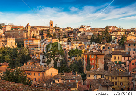 Perugia, Italy Old Town Skyline 97570433