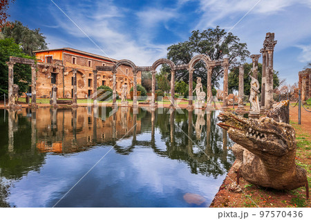 Hadrian's Villa in Tivoli, Italy 97570436
