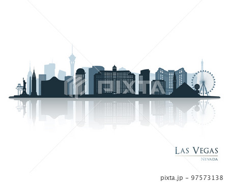 vegas skyline clipart