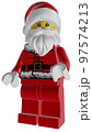 PNG Transparent 3D render plastic bricks of Santa Clause 97574213