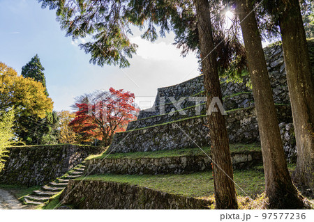 秋の岩村城跡の風景 秋の岩村城跡の風景 97577236