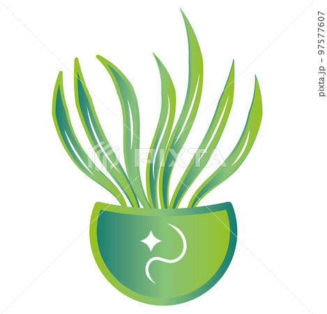 Isolated green indoor plant icon Vector 97577607