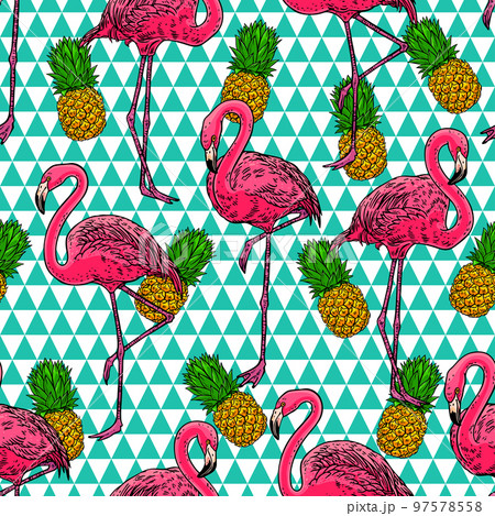 flamingos and pineapples flamingos and pineapples 97578558
