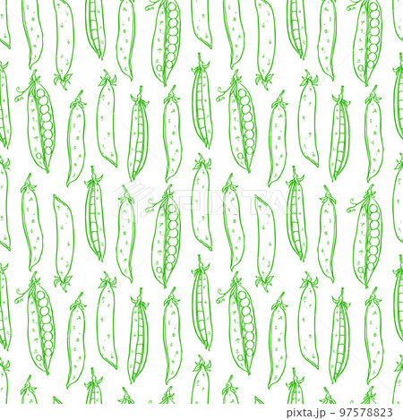 seamless ripe fresh peas 97578823