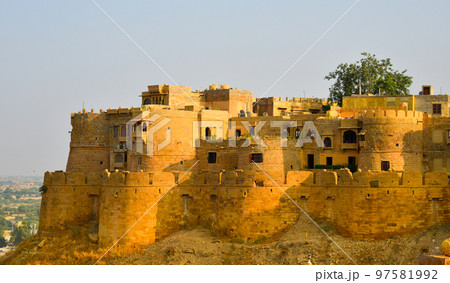 Old building in Jaisalmer, India Old building in Jaisalmer, India 97581992