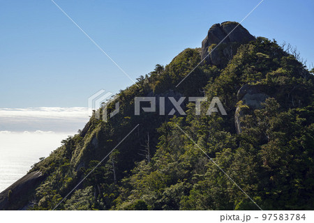 屋久島モッチョム岳山頂部【本富岳】世界遺産の山 97583784