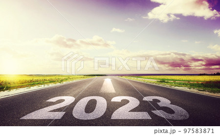 Happy New Year Background. Successful start to the year 2023. 97583871